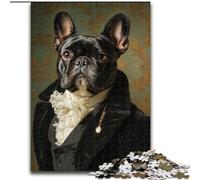 Puzzle 1000 pièces pour Adolescents, Motif Chien rétro, Jouets éducatifs, Anti-Stress, Cadeaux et Jouets (Taille 26x38cm)