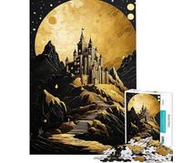 Puzzle 1000 pièces pour Adolescents Motif Lune enchantée idéal pour stimuler Le Cerveau décoration Murale Jouet adapté aux Personnes de 14 Ans et Plus (38x26cm)