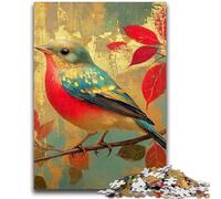 Puzzle 1000 pièces pour Adolescents, Motif Oiseaux colorés, Jeux éducatifs, décoration d'intérieur, Cadeau d'anniversaire, Art Mural (38x26cm)