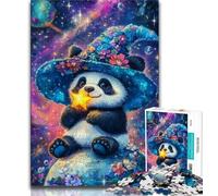 Puzzle 1000 pièces pour Adolescents Motif Panda Magicien idéal comme Cadeau pour Toute la Famille de 26 à 38cm