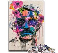 Puzzle 1000 pièces pour Adolescents, Motif Squelette Fantastique, Difficile à réaliser, Amusant et Humoristique, Cadeau d'anniversaire, décoration Murale 38x26cm