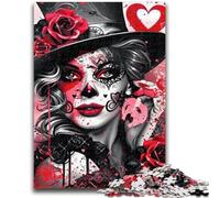 Puzzle 1000 pièces pour Adolescents, Motif Squelette Fantastique, Difficile à réaliser, Amusant et Humoristique, Cadeau d'anniversaire, décoration Murale 38x26cm