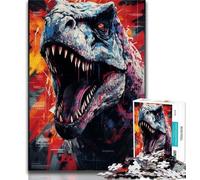 Puzzle 1000 pièces pour Adolescents, Motif têtes de Mort colorées, Jouet éducatif Anti-Stress, idéal pour Les Amis et la Famille (Taille 75x50cm)