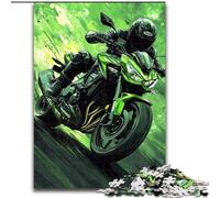 Puzzle 1000 pièces pour Adolescents Moto Cool, Jouet éléphant, Jeu intellectuel, Cadeau d'anniversaire, décoration Murale pour Les 14 Ans et Plus (Taille 50x75cm)