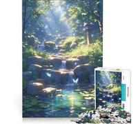 Puzzle 1000 pièces pour Adolescents « Murmures de la forêt », Jeu éducatif, Anti-Stress Amusant, Cadeau de Noël ou d'anniversaire 38x52cm