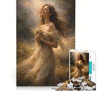 Puzzle 1000 pièces pour Adolescents Murmures de lumière » Jeu Impossible activités Amusantes à la Maison Cadeaux d'anniversaire et de Noël Uniques 38x52cm
