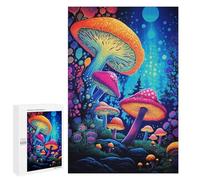 Puzzle 1000 pièces pour adolescents Mushrooms No2 Puzzle pour Adultes Jeux De Relaxation Vacances À La Maison Tuer Le Temps 1000 PCS