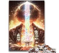 Puzzle 1000 pièces pour Adolescents Mystérieux Ninja Samouraï Adolescent Puzzle, Jeux Amusants Chaque pièce est Unique - Jeu Familial Stimulant (75x50cm)