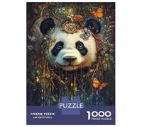 Puzzle 1000 Pièces pour Adolescents Mystic Panda's Dream Puzzles pour Adultes - Jeu Manuel - Assemblage De Motifs - Cadeau d'anniversaire Unique 38x26cm/1000pcs
