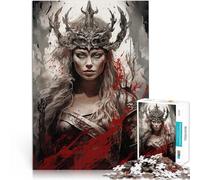 Puzzle 1000 pièces pour Adolescents Mythologie Nordique Nordique Réduction du Stress intéressante Une œuvre d'art 38x26cm