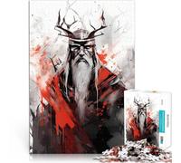 Puzzle 1000 pièces pour Adolescents Mythologie Nordique Nordique Staycation Tuer Le Temps Car C'est Un pour Toute la Famille 26x38cm