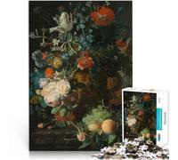 Puzzle 1000 pièces pour Adolescents Nature Morte Florale opulente Cadeaux de Jeux stimulants Décoration Parfaite 38x26cm