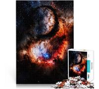 Puzzle 1000 pièces pour Adolescents Nébuleuse Cosmique Jeu Familial Anti-Stress Défi Difficile Décoration Parfaite 38x26cm