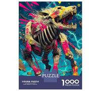 Puzzle 1000 Pièces pour Adolescents Neon Howl - The Last Guardian of Chaos Puzzle Adulte Jeux Relaxants Décoration Intérieure Cadeaux d'anniversaire Et Cadeaux Uniques 52x38cm/1000pcs