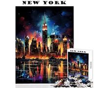 Puzzle 1000 pièces pour Adolescents New York Jeu Anti-Stress Cadeau d'anniversaire Jeu éducatif Collection d'artistes Beaux-Arts Format 38x26cm