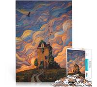 Puzzle 1000 pièces pour Adolescents nid d'oiseau Jouets éducatifs d'apprentissage avec des pièces de Formes aléatoires entièrement imbriquées 75x50cm