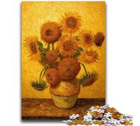 Puzzle 1000 pièces pour Adolescents Night Sky Tournesols Puzzle 1000 pièces, Jouet éducatif Anti-Stress, Superbes Cadeaux et Jouets (75x50cm)