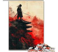 Puzzle 1000 pièces pour Adolescents Ninja Japonais, Jeux éducatifs, décoration d'intérieur, idéal pour la décoration de Bureau (Taille 50x75cm)