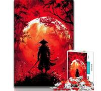 Puzzle 1000 pièces pour Adolescents Ninja sous la Lune de Sang, défi d'intelligence cérébrale, Jouets addictifs, Cadeau d'anniversaire, décoration Murale (75x50cm)