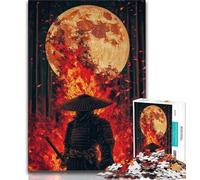 Puzzle 1000 pièces pour Adolescents Ninja sous la Lune, Jouet éducatif Anti-Stress, Cadeau pour Amis et Famille (Taille 38x26cm)