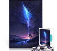 Puzzle 1000 pièces pour Adolescents Nuit d'orage Jouets addictifs pour Le défi de l'intelligence cérébrale Améliorer la mémoire 50x70cm