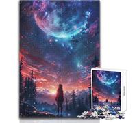 Puzzle 1000 pièces pour Adolescents Nuits étoilées, idéal pour se détendre et Passer Le Temps, Jeux et Cadeaux pour Femmes et Hommes (Taille 38x26cm)