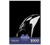 Puzzle 1000 Pièces pour Adolescents Nursery Animal Whale Puzzles pour Adolescents, Jouet, Décoration Murale, Cadeaux pour Femmes, Difficile Et Stimulant 38x26cm/1000pcs