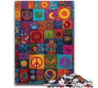 Puzzle 1000 pièces pour Adolescents, Objets psychédéliques, 1000 pièces pour Adultes, Jeu de Quiz, décoration Murale, Cadeaux d'anniversaire et de Noël Uniques (26x38cm)