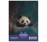 Puzzle 1000 Pièces pour Adolescents Panda Cub Puzzles pour Adultes, Jeu De Réflexion, Assemblage De Motifs, Cadeaux d'anniversaire Et Cadeaux Uniques 52x38cm/1000pcs