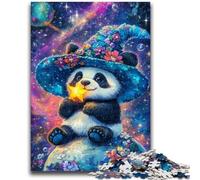Puzzle 1000 pièces pour Adolescents, Panda de Dessin animé, Magicien, Aide Le Cerveau à exercer, Jouets addictifs pour cultiver la Patience, décoration Parfaite, 50x75cm