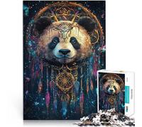 Puzzle 1000 pièces pour Adolescents Panda Magique Fantastique Jouets de Jeu pour Cadeau Familial Décoration Parfaite 38x26cm