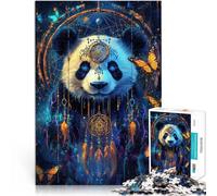 Puzzle 1000 pièces pour Adolescents Panda Magique Fantastique pour Le Jeu éducatif Challenge Toy Jeu de défi Unique 38x26cm