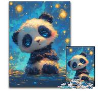 Puzzle 1000 pièces pour Adolescents Panda Puzzles en Carton Intéressant pour réduire Le Stress, Idées Cadeaux pour Les 14 Ans et Plus 26x38cm