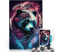 Puzzle 1000 pièces pour Adolescents Panda Whimsy Séjour Anti-Stress pour Tuer Le Temps Jeu éducatif pour Anniversaire, Noël 52x38cm