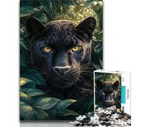 Puzzle 1000 pièces pour Adolescents, panthère de la Jungle, défi d'intelligence cérébrale, Jouets addictifs, Cadeau d'anniversaire, décoration Murale 50x75cm