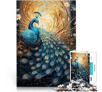 Puzzle 1000 pièces pour Adolescents Paon Mythique Jeux éducatifs Décoration d'intérieur Car C'est Un pour Toute la Famille 75x50cm