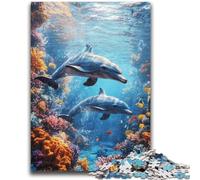 Puzzle 1000 pièces pour Adolescents Papillon Magique Violet Activités familiales Amusantes à la Maison, Cadeau d'anniversaire, Cadeaux de Voyage, pour Les Enfants de 14 Ans et Plus 50x75cm
