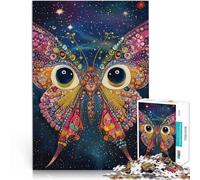 Puzzle 1000 pièces pour Adolescents Papillon psychédélique pour Le Jeu éducatif Challenge Toy Super Cadeau 38x26cm