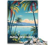Puzzle 1000 pièces pour Adolescents Papouasie Tropical Escape (14 Ans et Plus) Jeu de Quiz Amusant à la Maison, Cadeau d'anniversaire, Cadeau de Voyage (Taille 38x26cm)