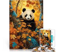 Puzzle 1000 pièces pour Adolescents Paradis des Pandas Jeux éducatifs Décoration d'intérieur Une œuvre d'art 38x26cm