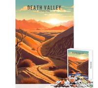 Puzzle 1000 pièces pour Adolescents-Parc de la Vallée de la Mort-Jouet Anti-Stress-Cadeau Amusant-Jeu éducatif-Entraîne Ton Cerveau et ta dextérité (Dimensions 38x52cm)