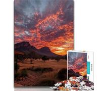 Puzzle 1000 pièces pour Adolescents, Paysage Coucher de Soleil, Stimule Le Cerveau, Jouets addictifs pour cultiver la Patience, Collection d'artistes, Beaux-Arts (75x50cm)