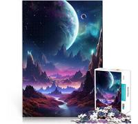 Puzzle 1000 pièces pour Adolescents Paysage de rêve de l'univers Cosmique Impossible Car C'est Un pour Toute la Famille 75x50cm
