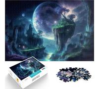 Puzzle 1000 pièces pour Adolescents Paysage de rêve Jouets de Jeu pour Cadeau Familial Renforcer l'amour Entre Les Couples 38x26cm