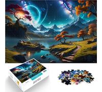 Puzzle 1000 pièces pour Adolescents Paysage de rêve surréaliste Jouets éducatifs d'apprentissage Super Cadeau 75x50cm