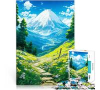 Puzzle 1000 pièces pour Adolescents Paysage de Sentier de Montagne Analyse et logique Car C'est Un pour Toute la Famille 38x26cm