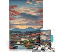 Puzzle 1000 pièces pour Adolescents Paysages de Style Chinois Jouet éducatif d'apprentissage Idées Cadeaux 75x50cm