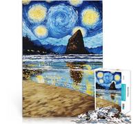 Puzzle 1000 pièces pour Adolescents Paysages et Symboles de beauté à Travers Les 55 États-Unis Casse-tête pour Idées Cadeaux 75x50cm