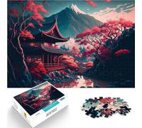 Puzzle 1000 pièces pour Adolescents Paysages vibrants Jeux éducatifs Décoration d'intérieur Excellent Cadeau pour Les Jeux 75x50cm