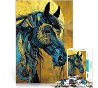 Puzzle 1000 pièces pour Adolescents Pégase emblématique Jeux éducatifs Décoration d'intérieur Excellent Cadeau pour Les Jeux 26x38cm